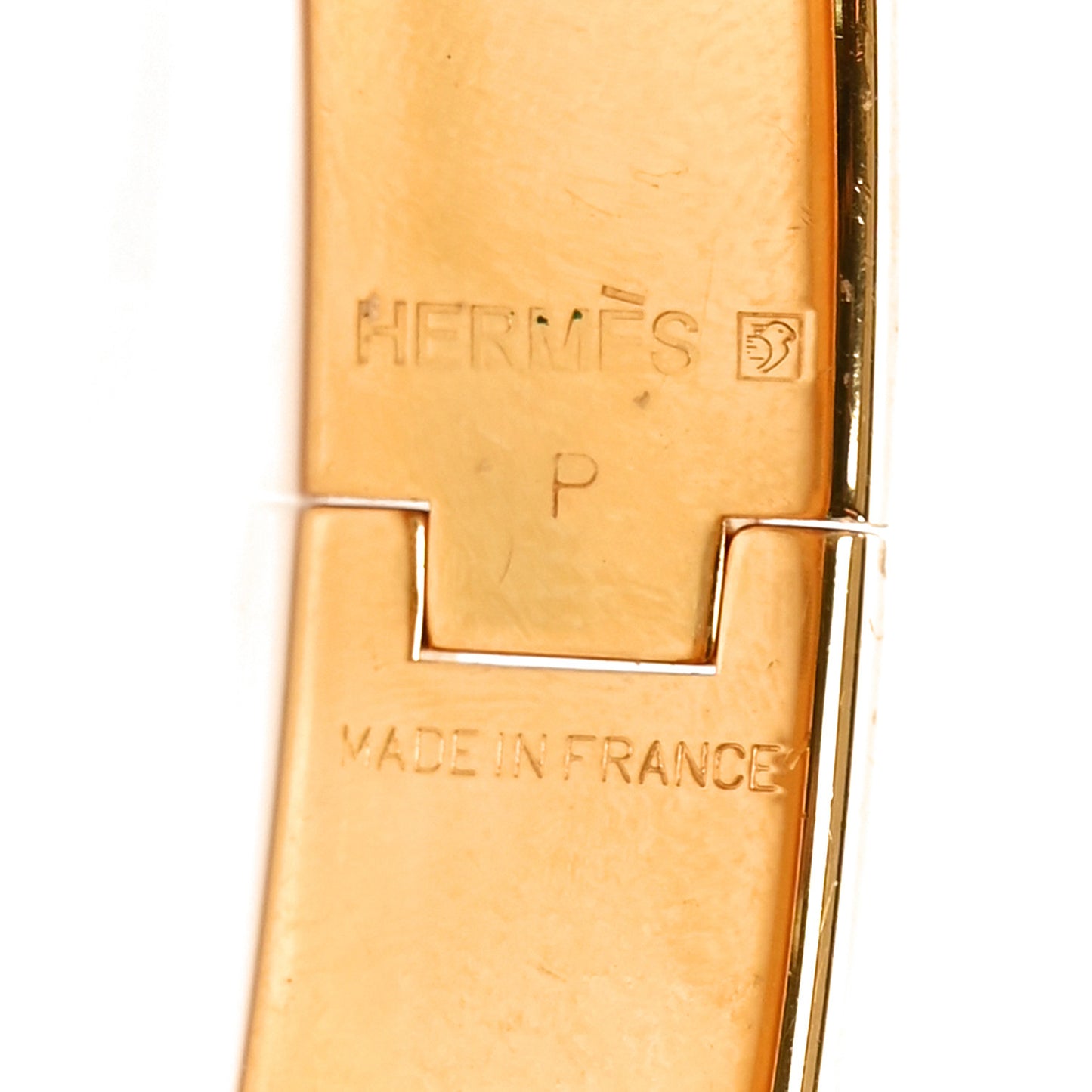 Enamel Narrow Clic Clac H Bracelet Papaye