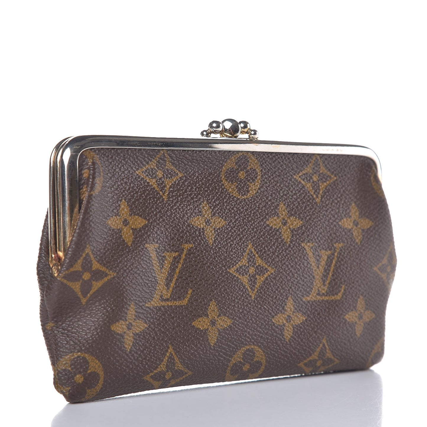 Monogram Kisslock Coin Purse