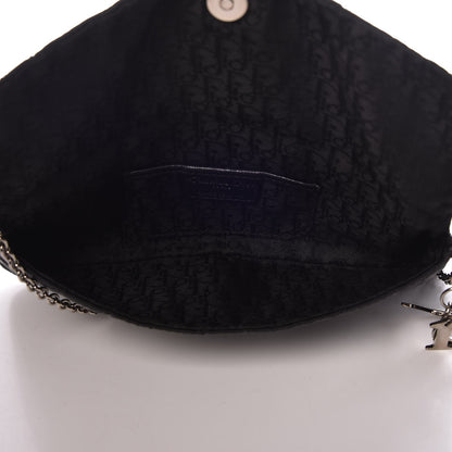 Christian Dior Satin Cannage Lady Dior Convertible Clutch Black 5 of 8