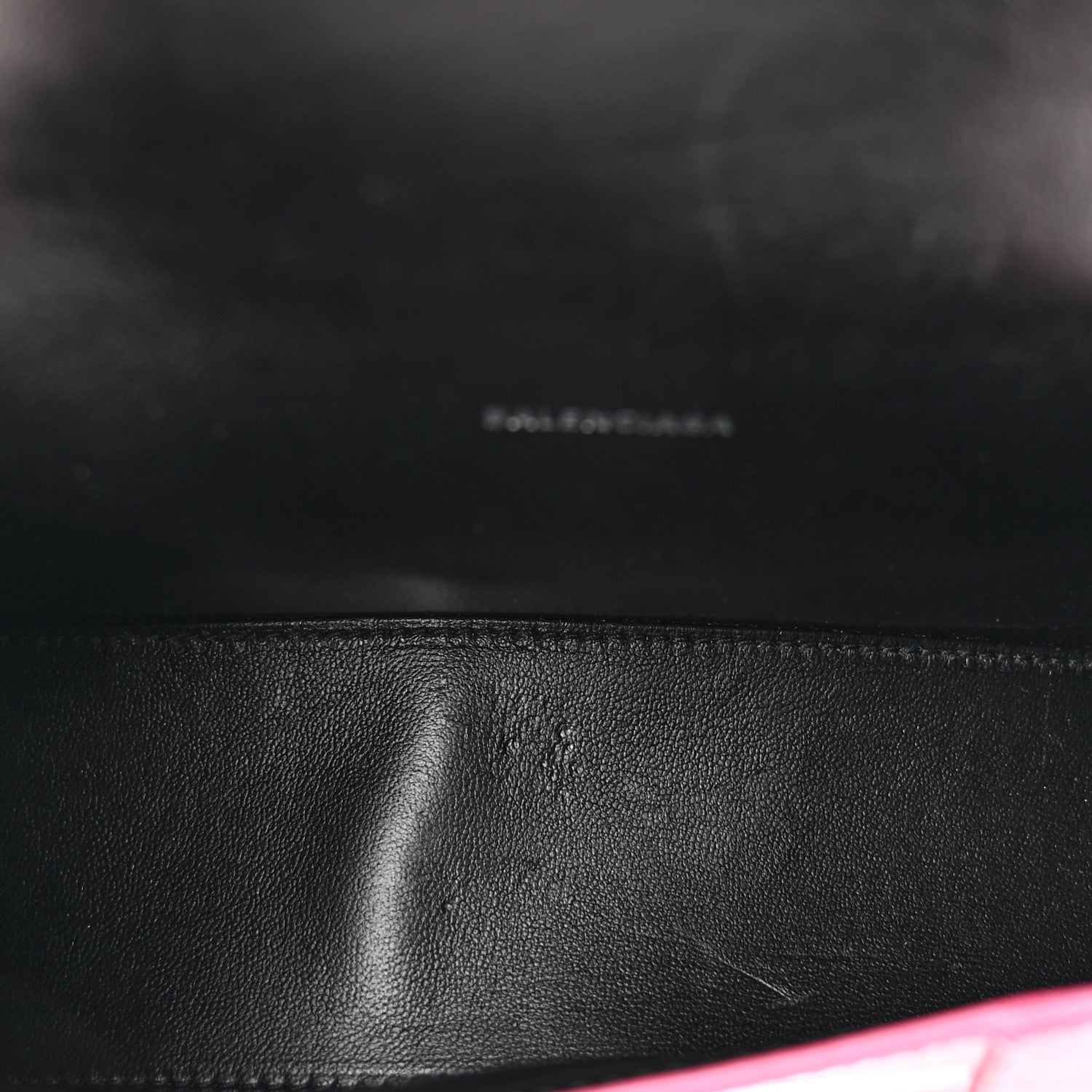 Balenciaga Metallic Shiny Calfskin Crocodile Embossed Hourglass Top Handle Bag XS Pink 5 of 10