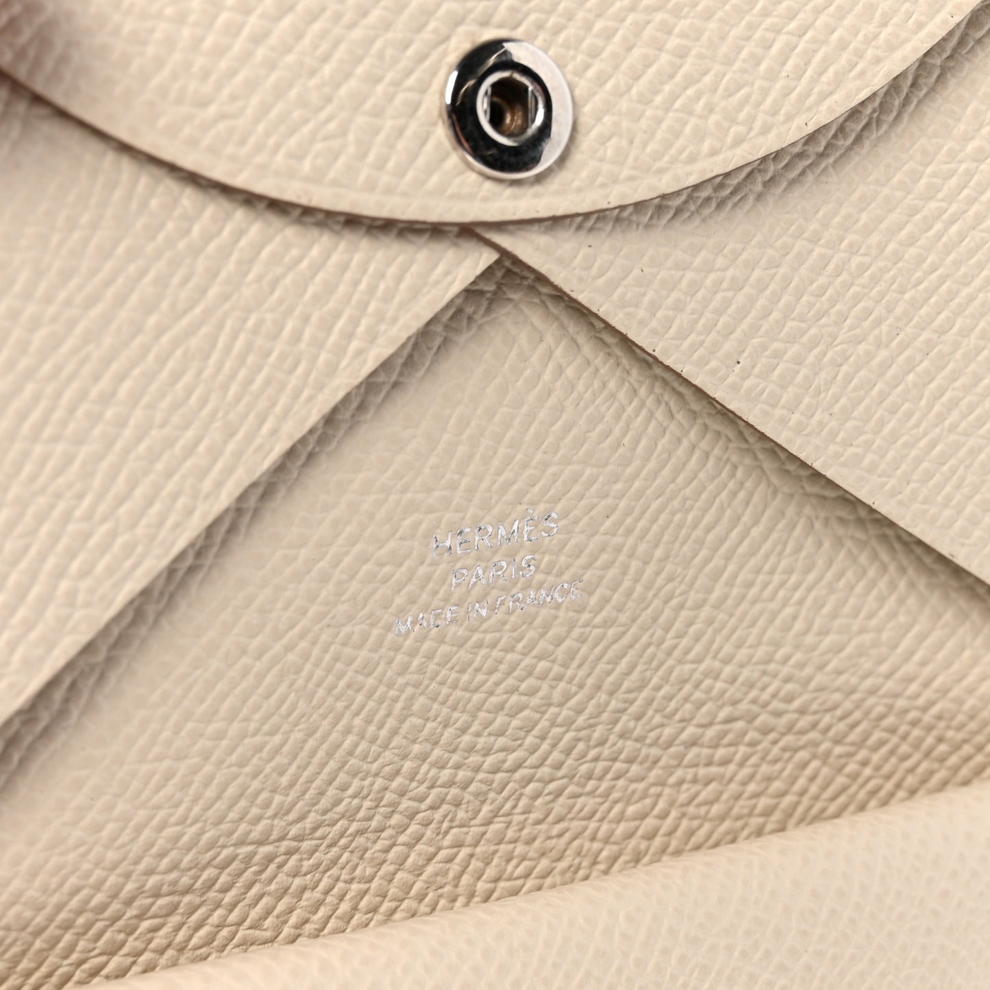 Epsom Calvi Duo Card Case Craie