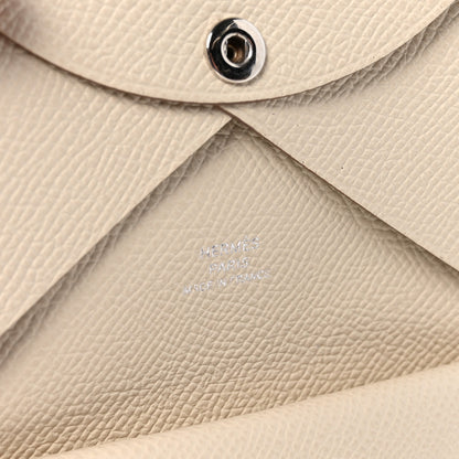 Hermes Epsom Calvi Duo Card Case Craie 6 of 7
