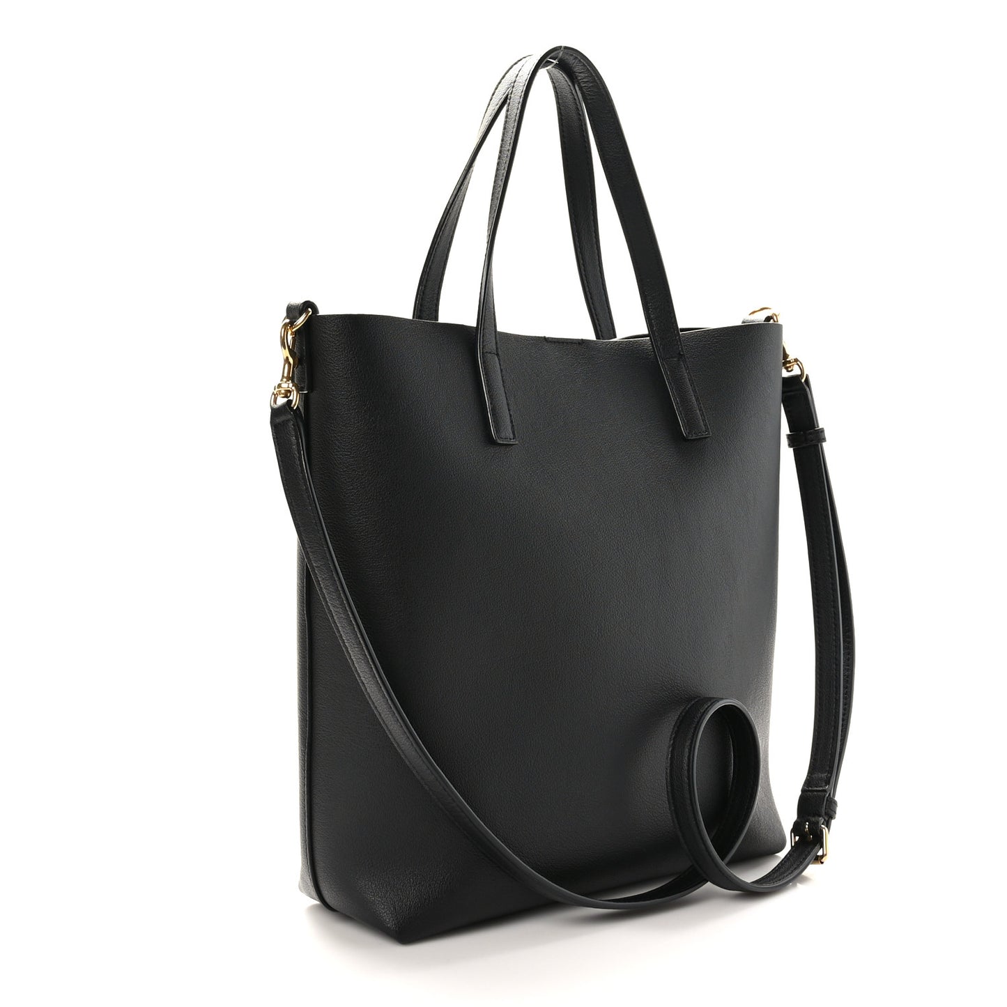 Calfskin Toy Shopping Tote Black