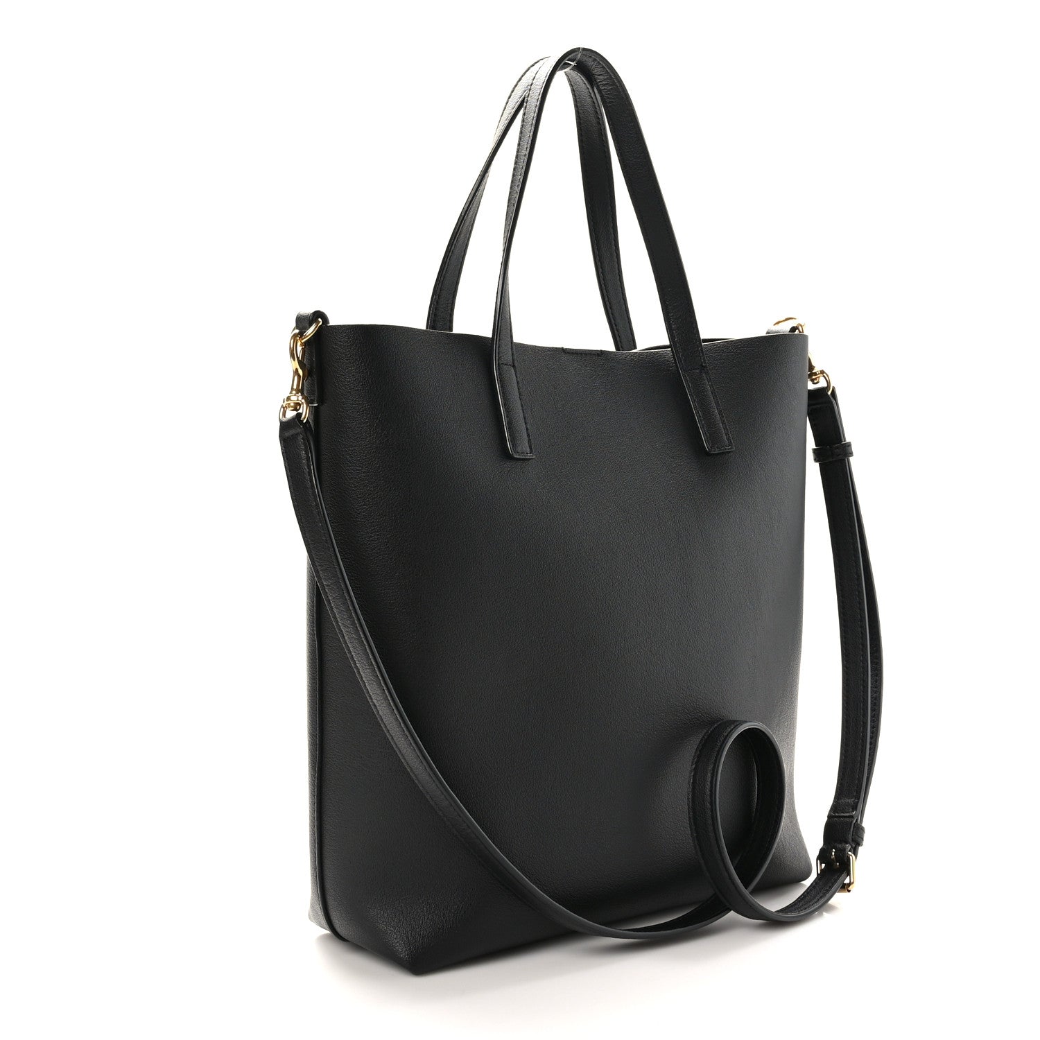 Saint Laurent Calfskin Toy Shopping Tote Black 3 of 9