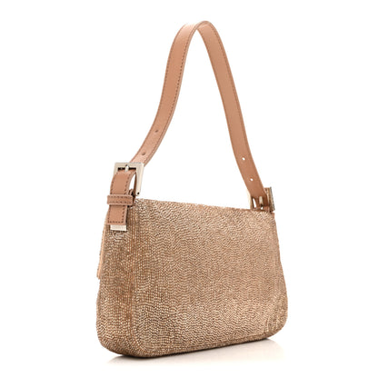 Fendi Beaded Baguette Beige 4 of 15