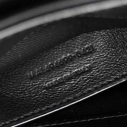 Saint Laurent Calfskin Y Quilted Monogram Monochrome Small Loulou Chain Satchel Black 7 of 11