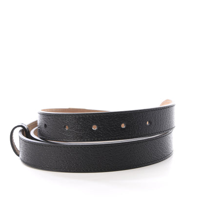 Gucci Calfskin Framed Double G Belt 100 40 Black 3 of 5