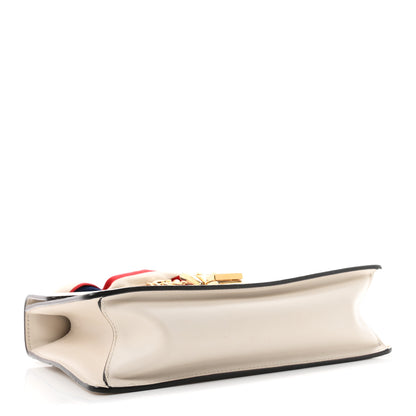 Gucci Calfskin Small Sylvie Shoulder Bag Off White 4 of 11
