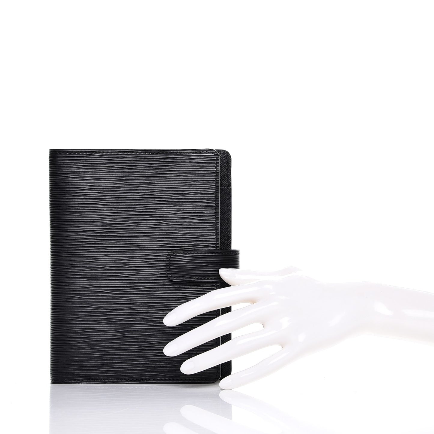 Epi Medium Ring Agenda Cover Black