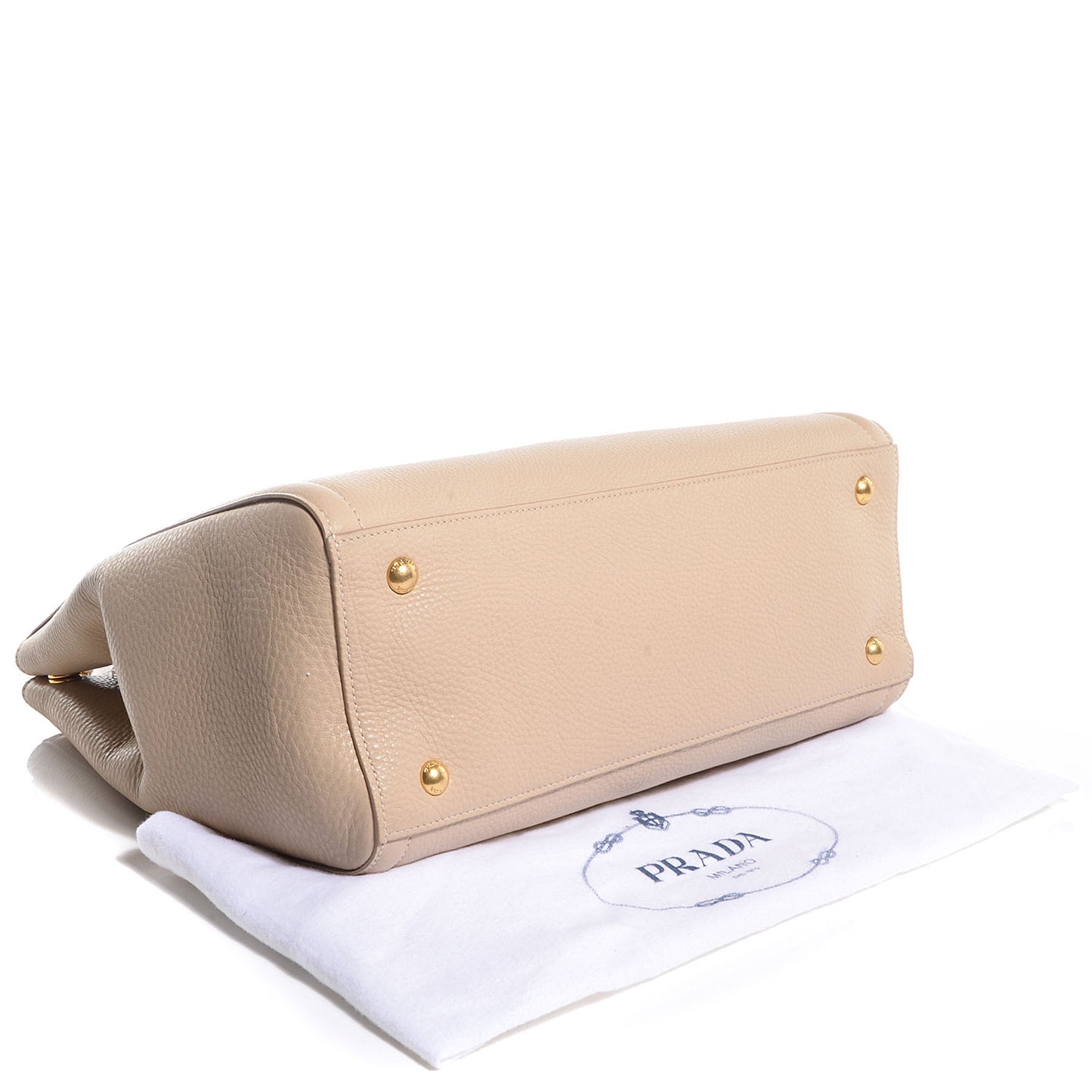 Vitello Daino Shopping Tote Sabbia