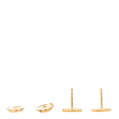 Hermes 18K Rose Gold TPM Farandole Stud Earrings 3 of 5