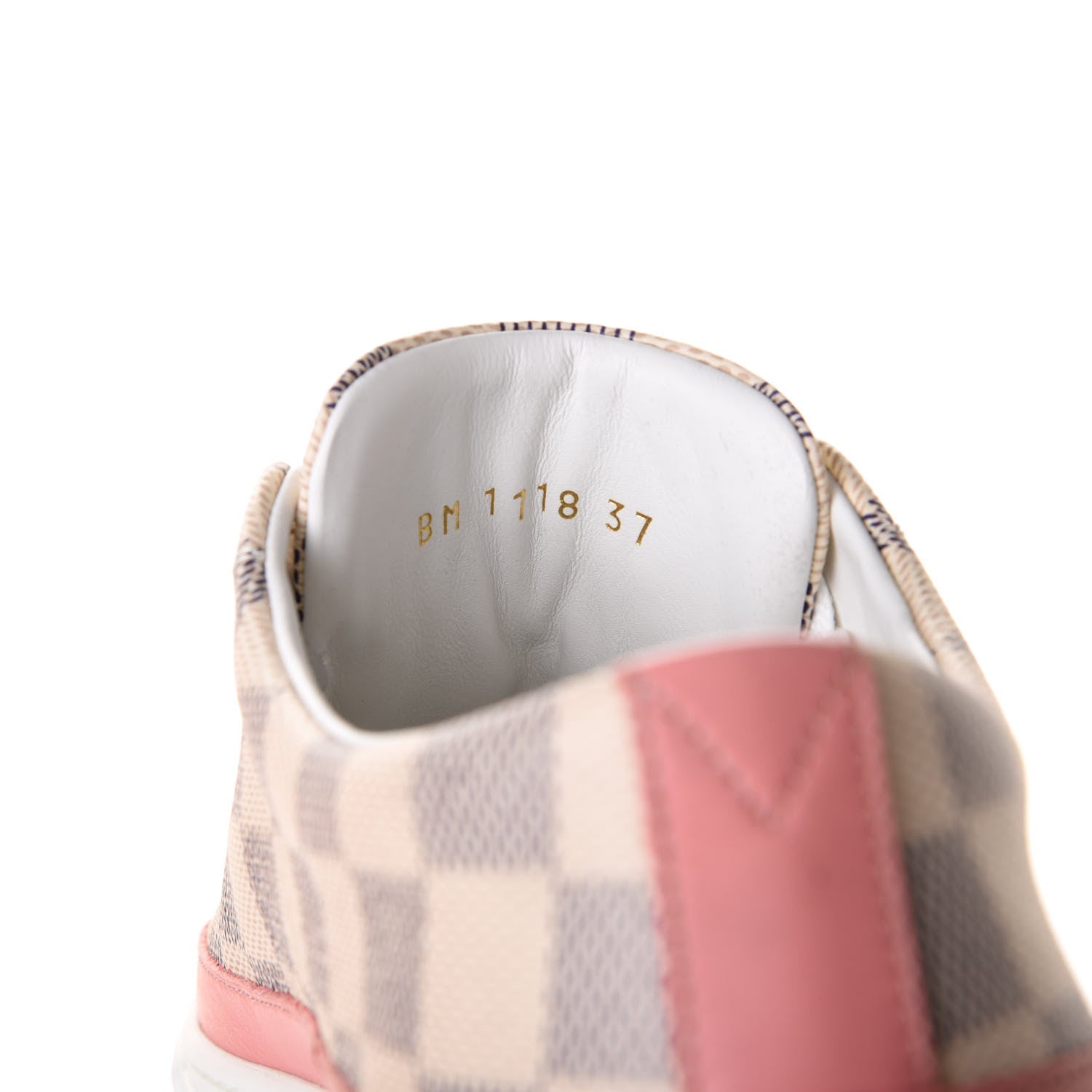 Louis Vuitton Damier Azur Stellar Sneakers 37 Rose Ballerine 9 of 10