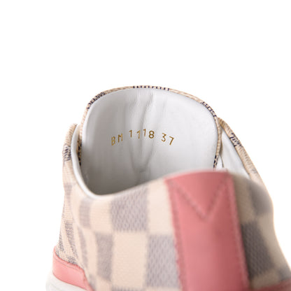 Louis Vuitton Damier Azur Stellar Sneakers 37 Rose Ballerine 9 of 10