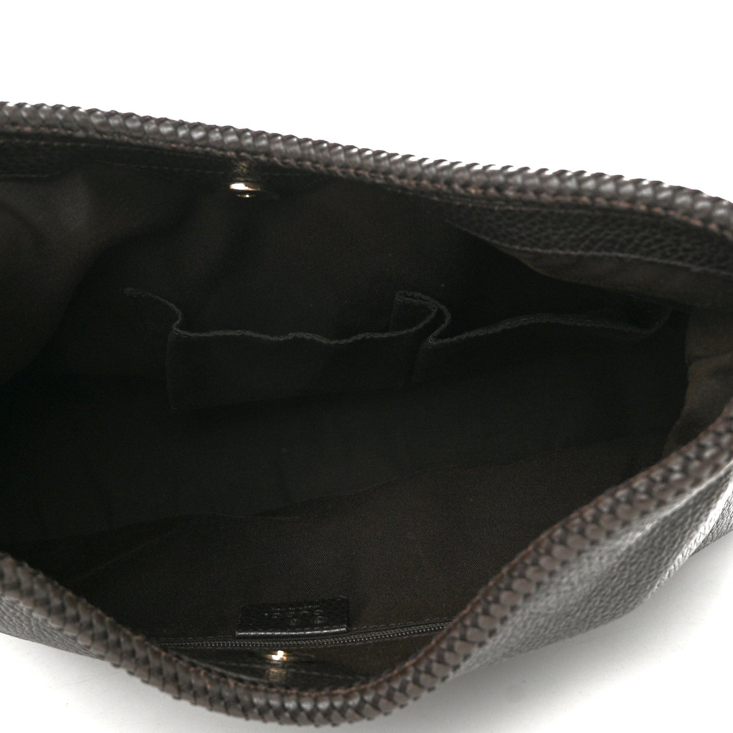 Pebbled Calfskin Medium Marrakech Hobo Dark Brown