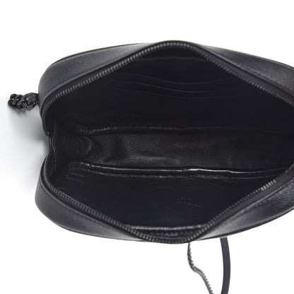 Saint Laurent Grain De Poudre Matelasse Monogram Mini Lou Camera Bag Black 5 of 11