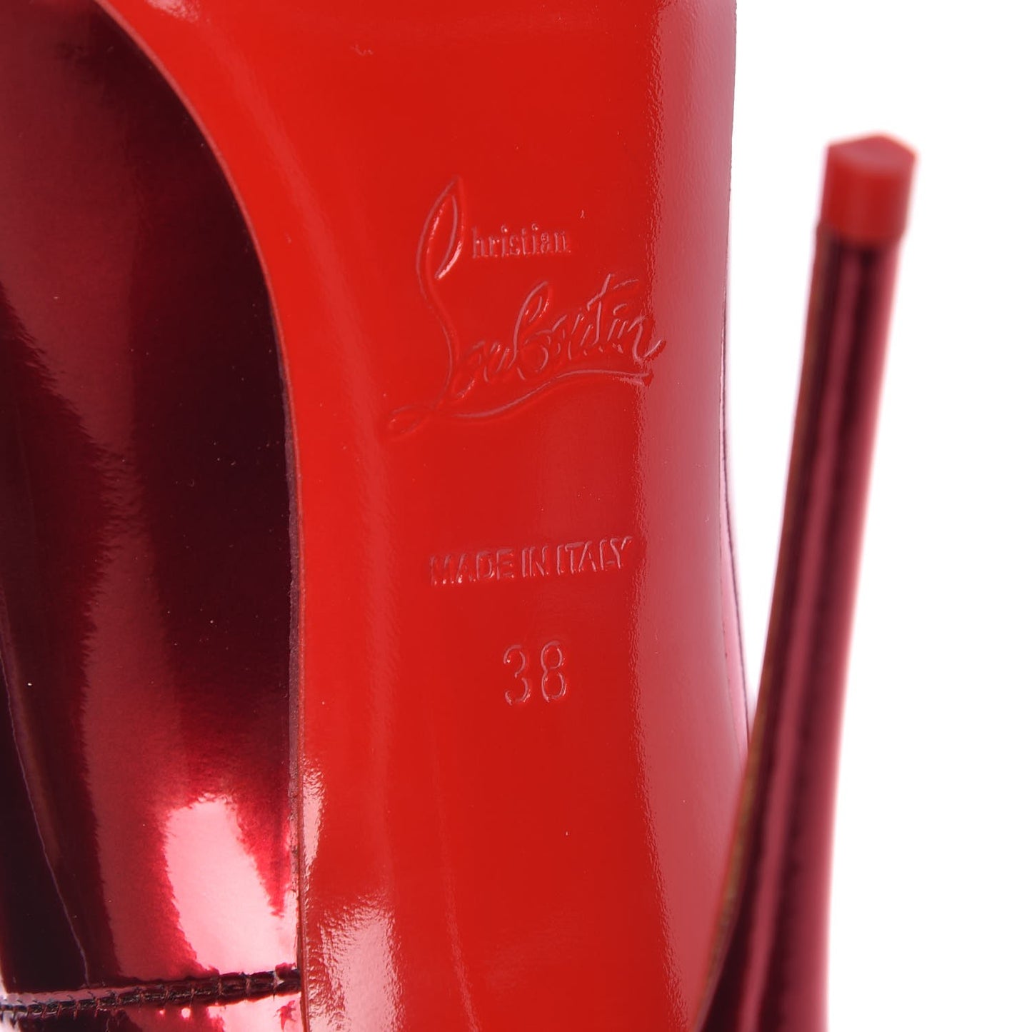 Metallic Patent So Kate 120 Pumps 38 Loubi
