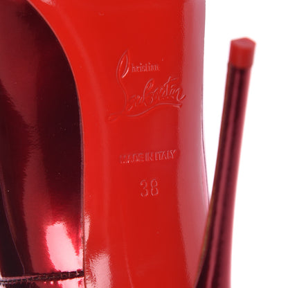 Christian Louboutin Metallic Patent So Kate 120 Pumps 38 Loubi 6 of 8