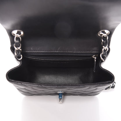 Chanel Lambskin Quilted Mini Square Flap Black 5 of 12