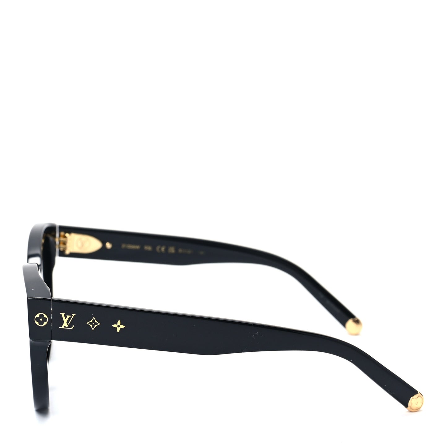 Acetate My Monogram Square Sunglasses Z1526W Black