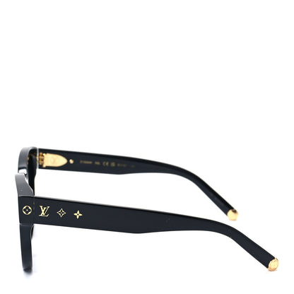 Louis Vuitton Acetate My Monogram Square Sunglasses Z1526W Black 3 of 7