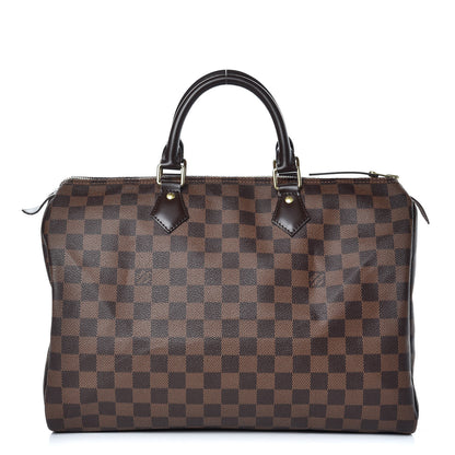 Louis Vuitton Damier Ebene Speedy 35 1 of 10