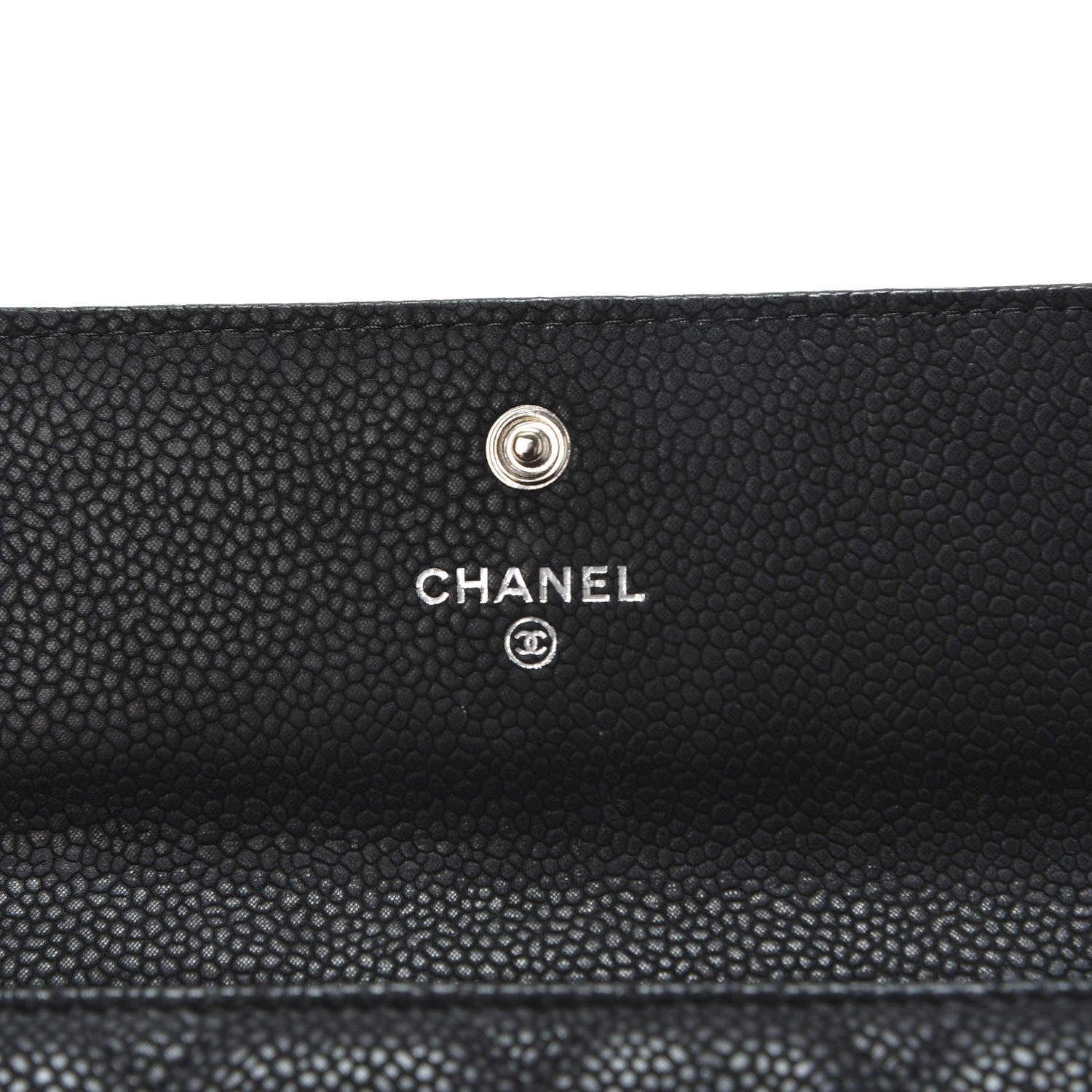 Chanel Iridescent Caviar Quilted Large Flap Wallet Black 7 of 9