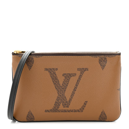 Louis Vuitton Reverse Monogram Giant Double Zip Pochette 1 of 10