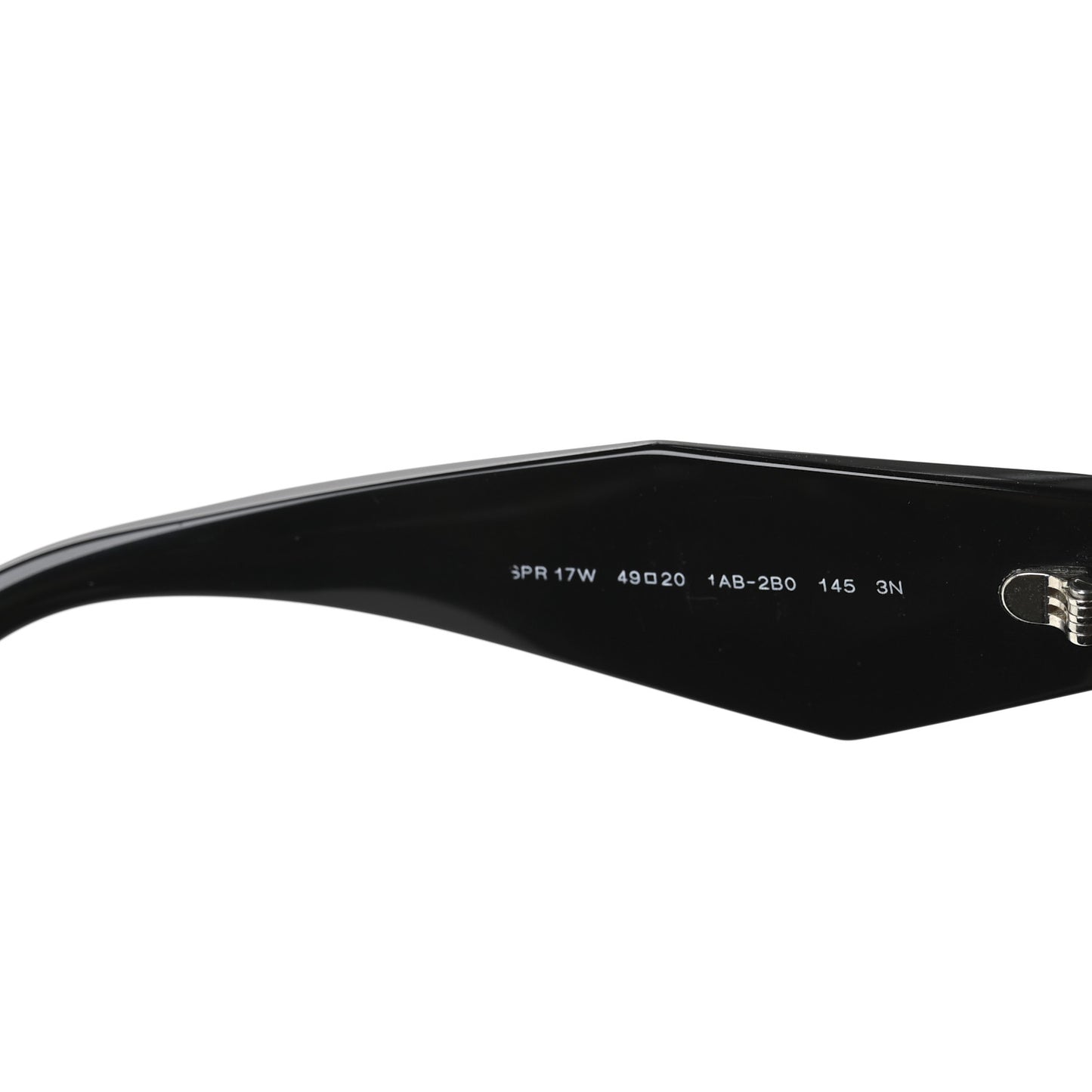 Acetate Symbole Sunglasses SPR 17W Black