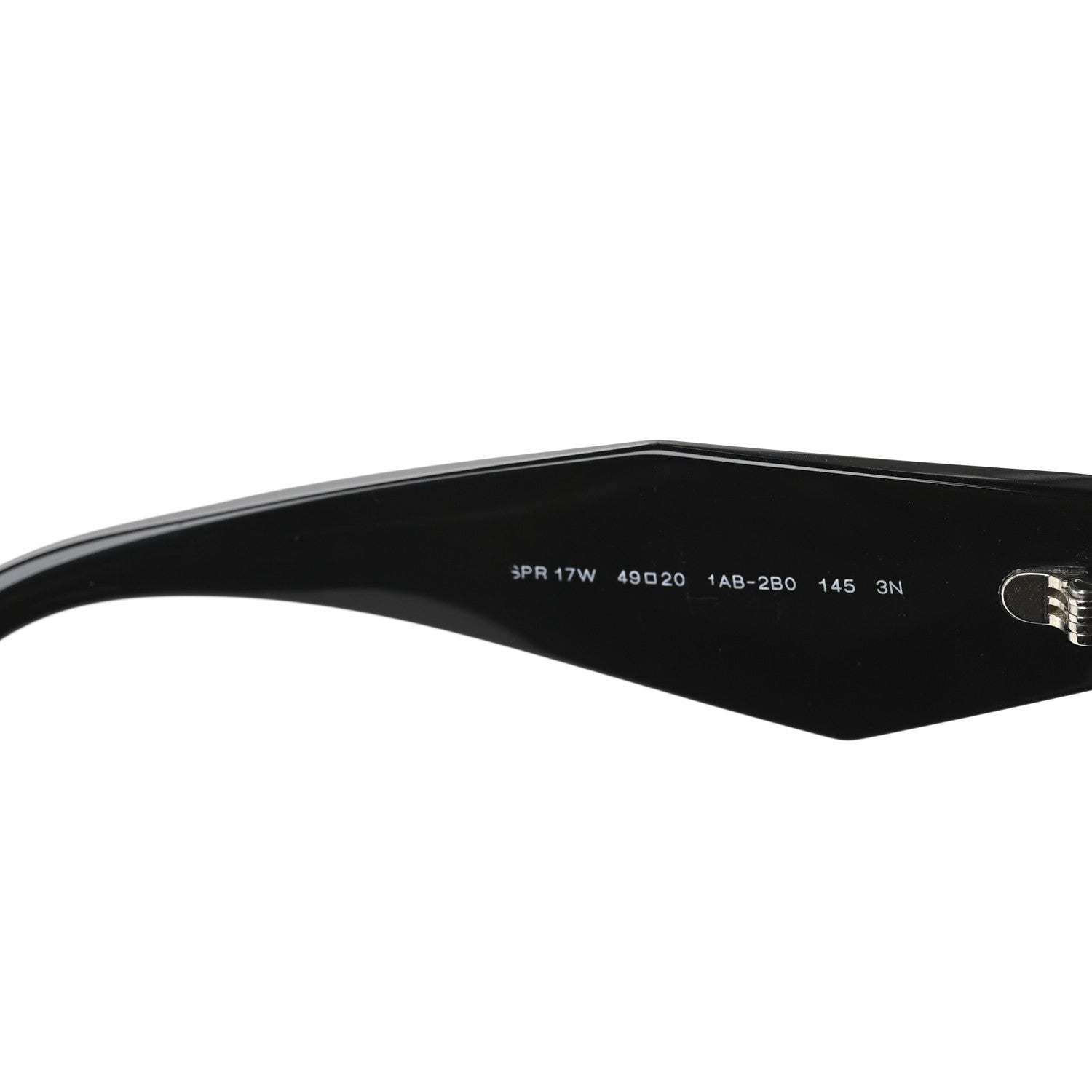 Prada Acetate Symbole Sunglasses SPR 17W Black 5 of 8