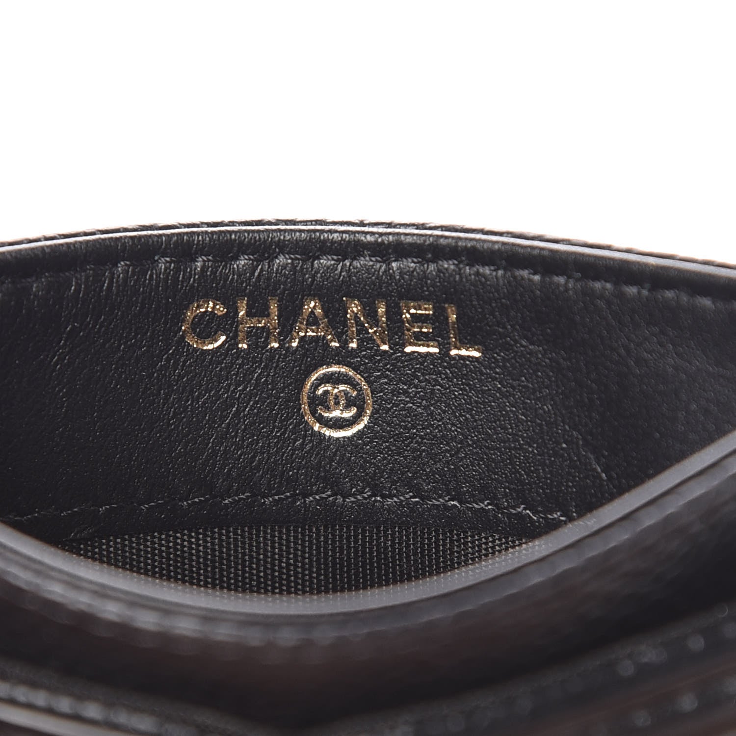 Chanel Caviar Quilted Filigree Card Holder Black 6 of 9