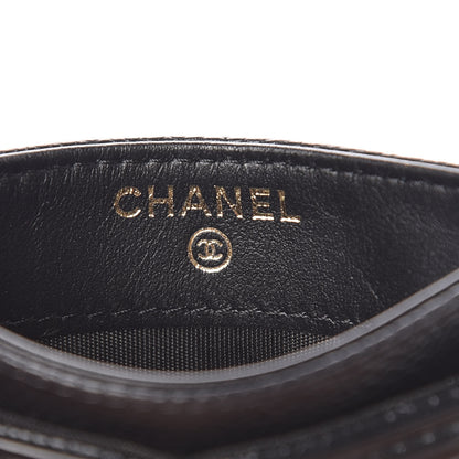 Chanel Caviar Quilted Filigree Card Holder Black 6 of 9