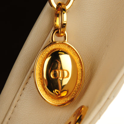 Christian Dior Lambskin Cannage Large Lady Dior Ivory 8 of 8
