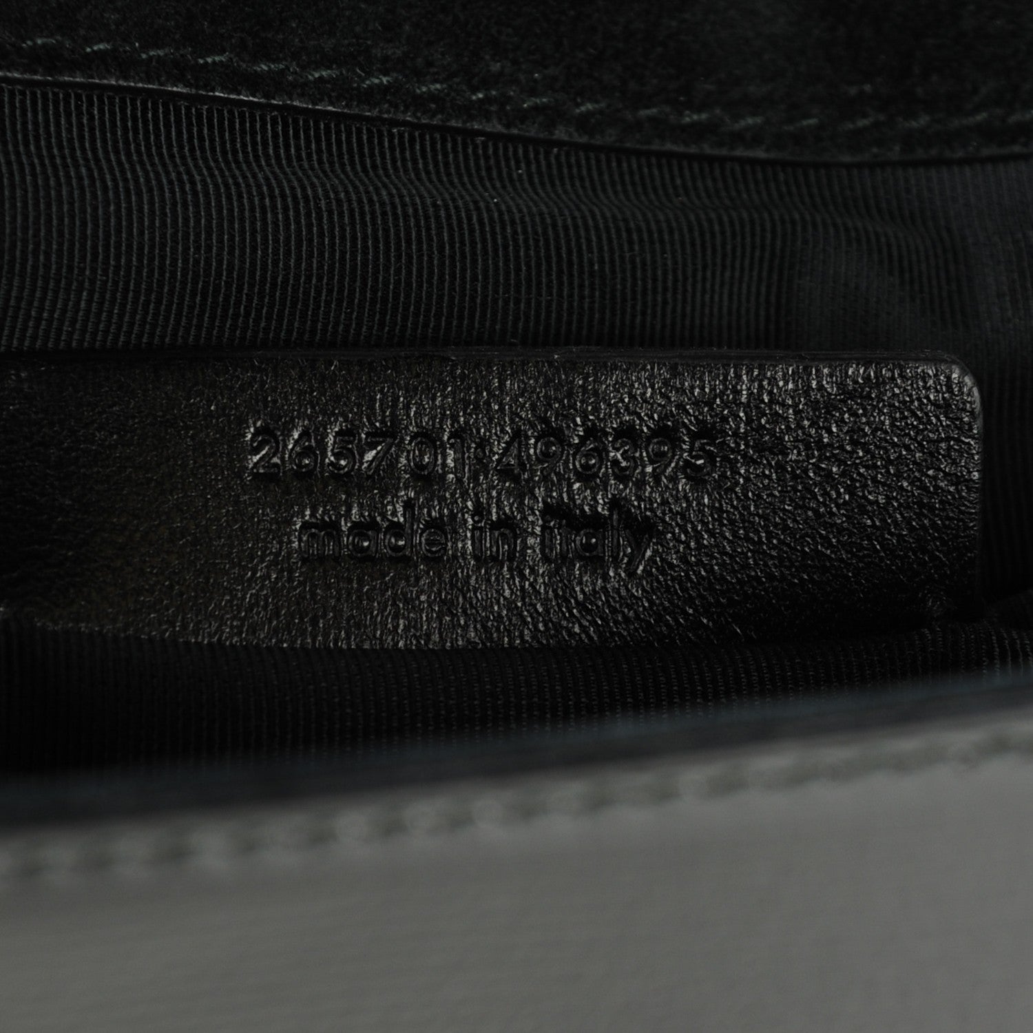 Saint Laurent Textured Patent Classic Y Ligne Clutch Black 7 of 7