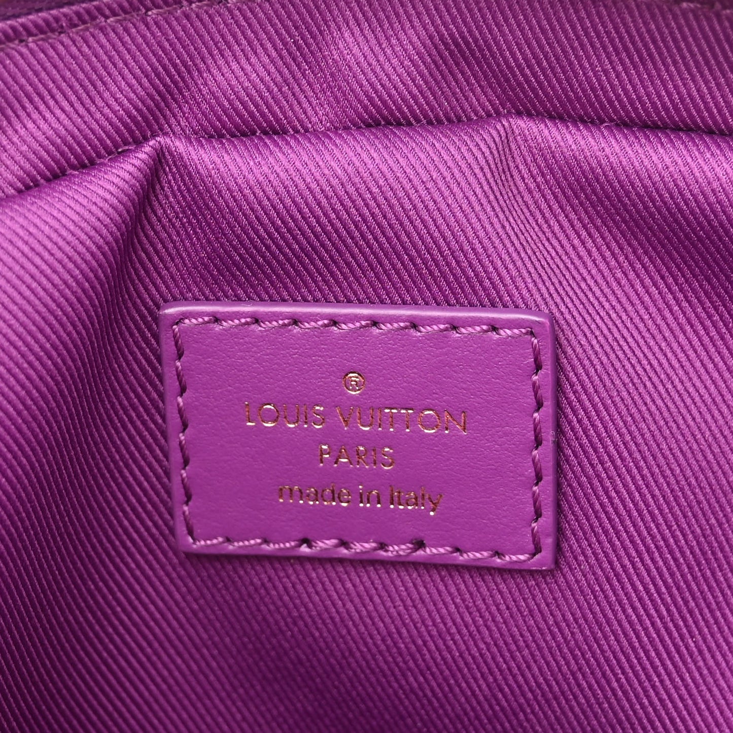 Denim Monogram Outdoor Bumbag Purple