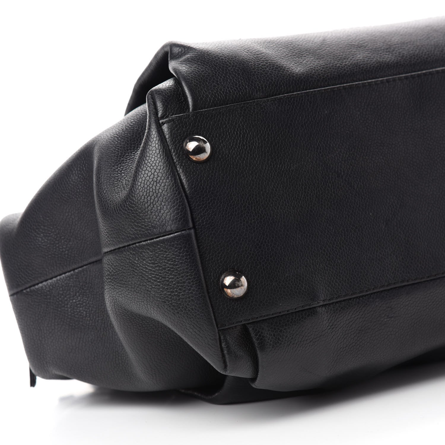 Chanel Caviar Large CC Tuck Tote Black 6 of 10