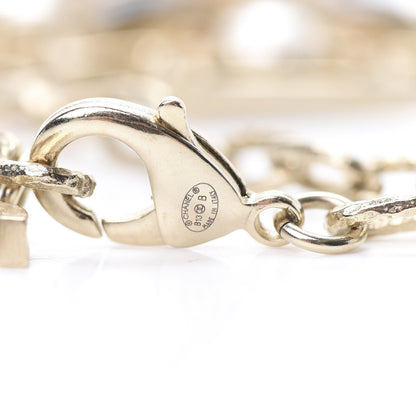Chanel Poured Glass Pearl CC Pendant Necklace in Gold Pearly White 4 of 4