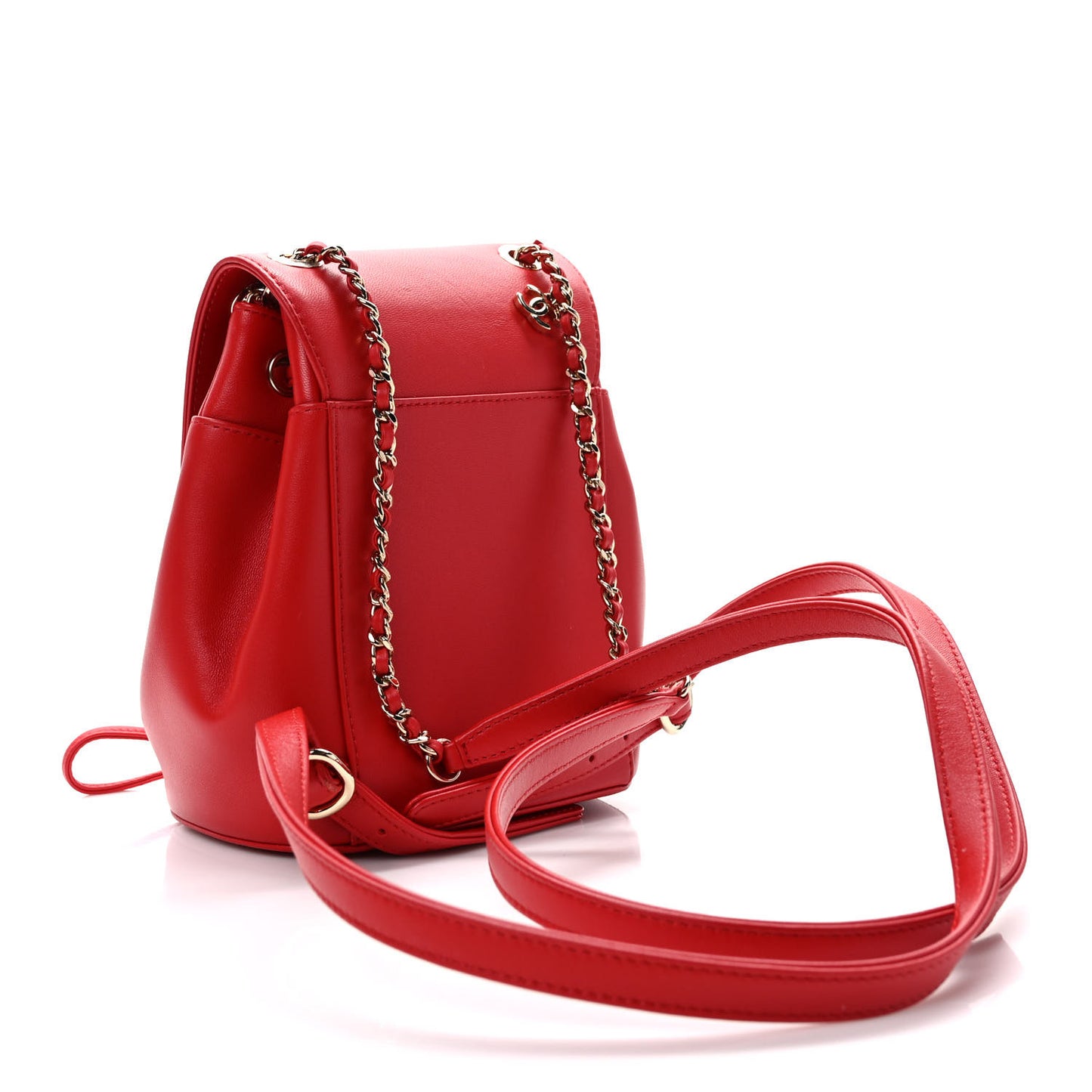 Lambskin CC Mania Backpack Red