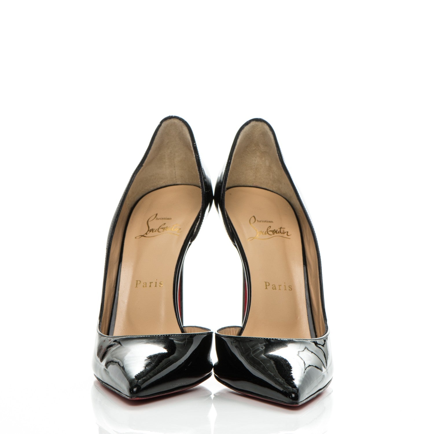 Christian Louboutin Patent Iriza 100 Pumps 40 Black 2 of 7