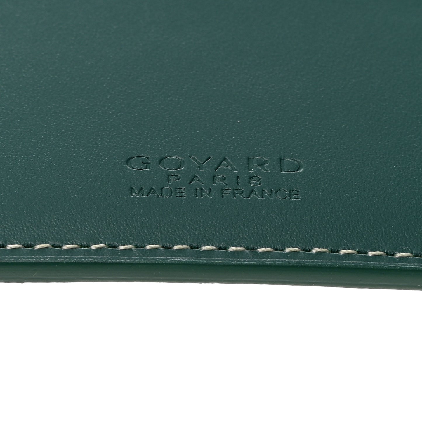 Goyardine Bi-Fold Victoire PM Wallet Green