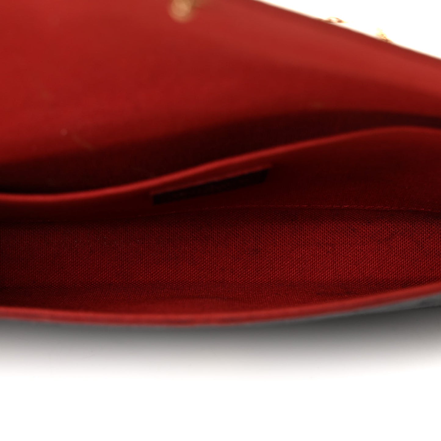 Empreinte Pochette Felicie Chain Wallet Marine Rouge