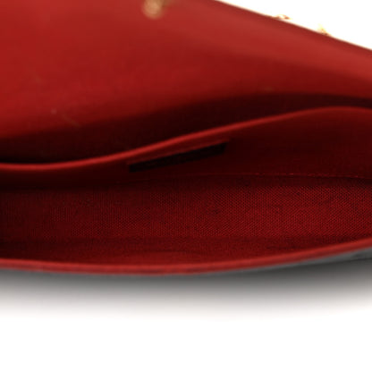 Louis Vuitton Empreinte Pochette Felicie Chain Wallet Marine Rouge 5 of 10