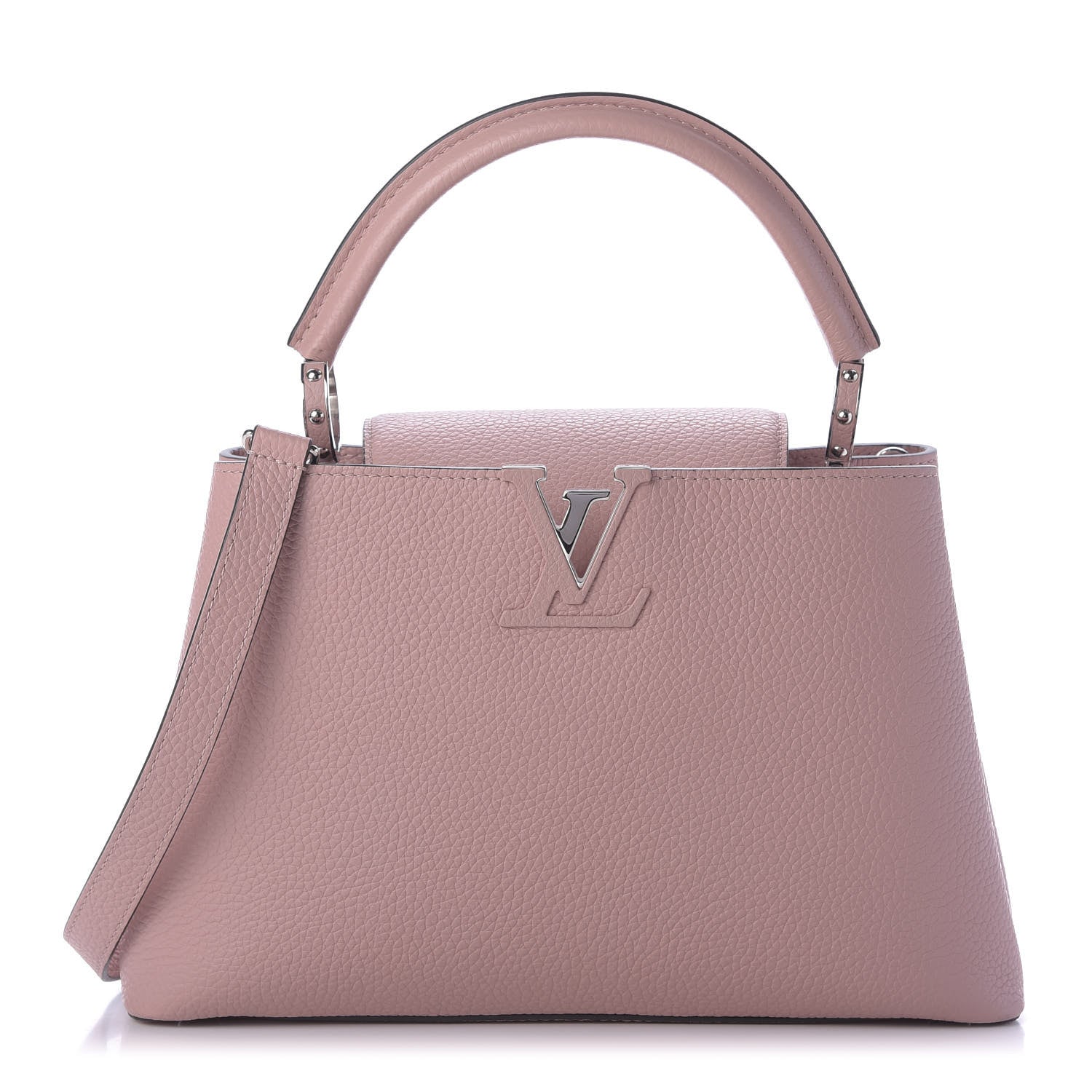 Louis Vuitton Taurillon Capucines PM Magnolia 1 of 8
