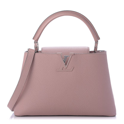 Louis Vuitton Taurillon Capucines PM Magnolia 1 of 8