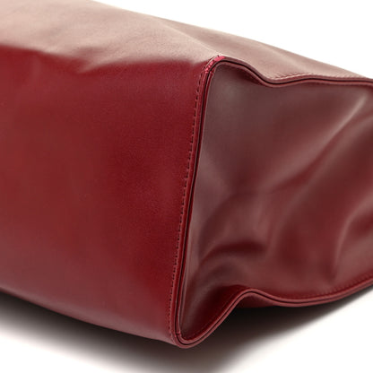 Telfar Vegan Leather Medium Shopping Bag Oxblood 8 of 19
