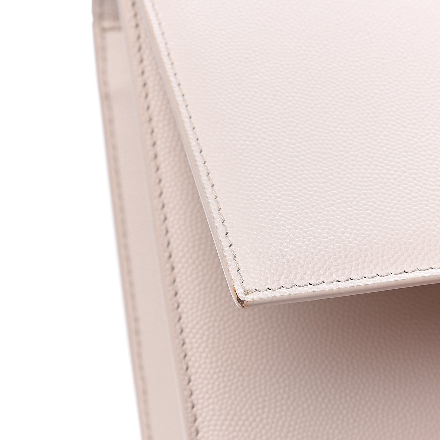 Grain De Poudre Medium Classic Monogram Kate Satchel Icy White