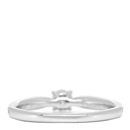Tiffany Platinum Diamond .21ct Round Brilliant Harmony Engagement Ring 50 5.5 3 of 7