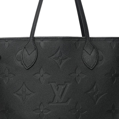Louis Vuitton Empreinte Monogram Giant Neverfull MM Black 7 of 13