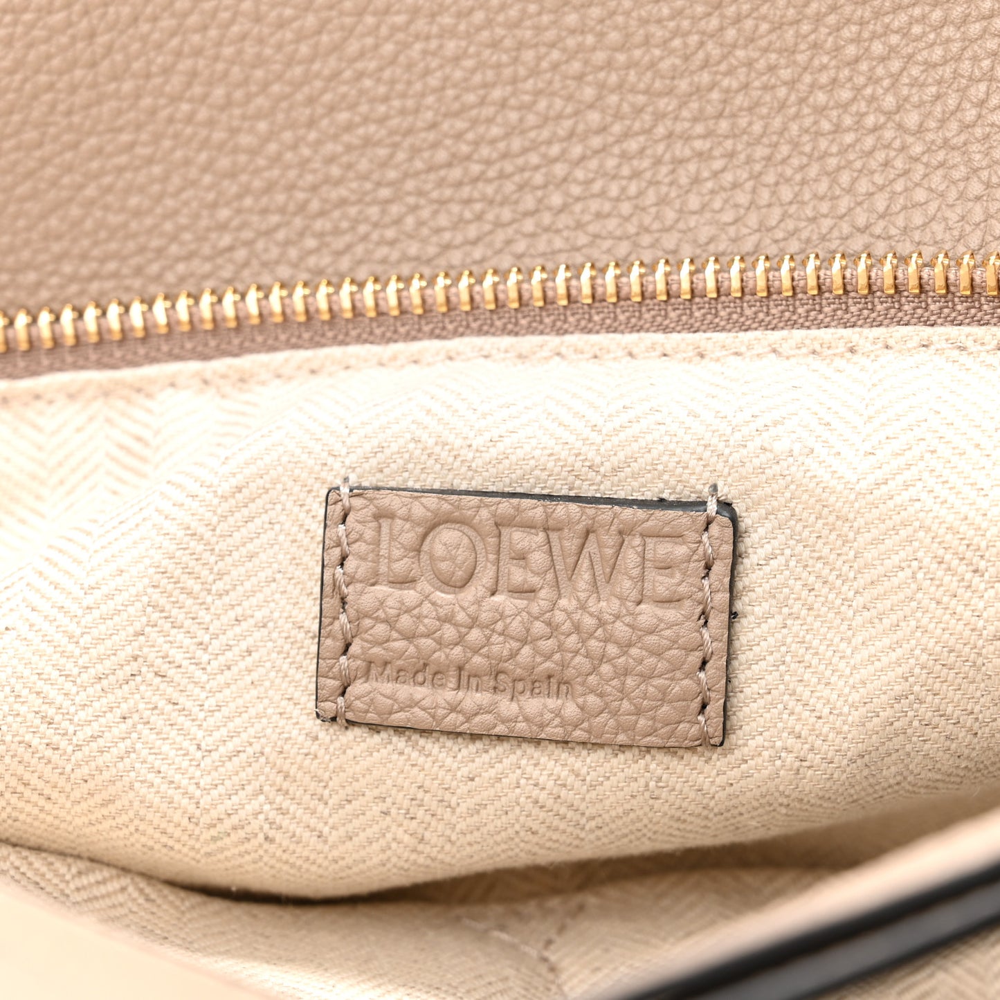 Calfskin Medium Puzzle Bag Sand