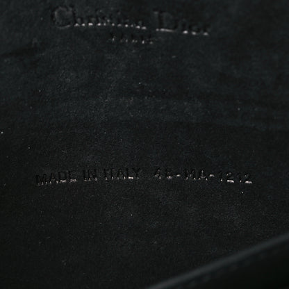 Christian Dior Ultra Matte Calfskin Cannage Lady Dior Clutch Black 7 of 9