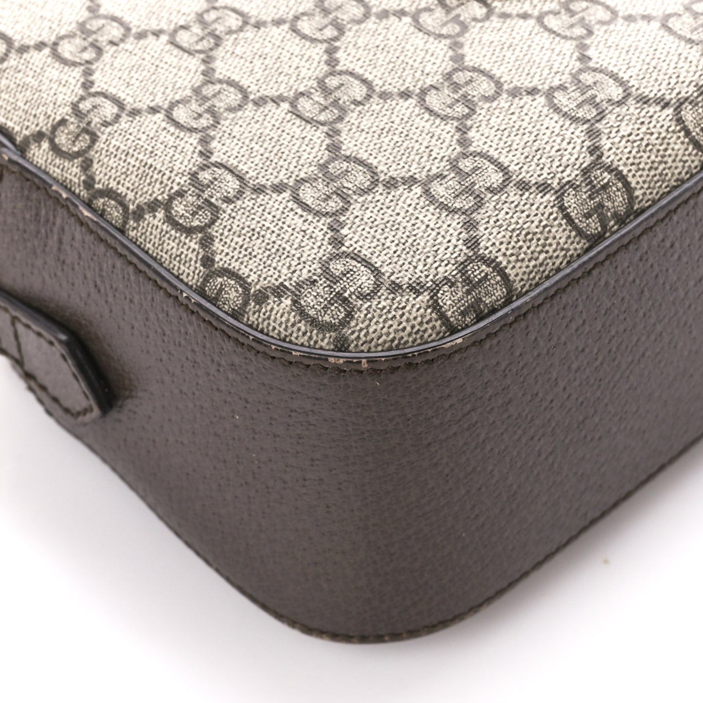 GG Supreme Monogram Web Neo Vintage Shoulder Bag Beige New Acero Crop